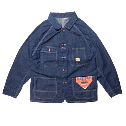 WORKERS_CAT DAY Coverall_9.5 oz Indigo Denim