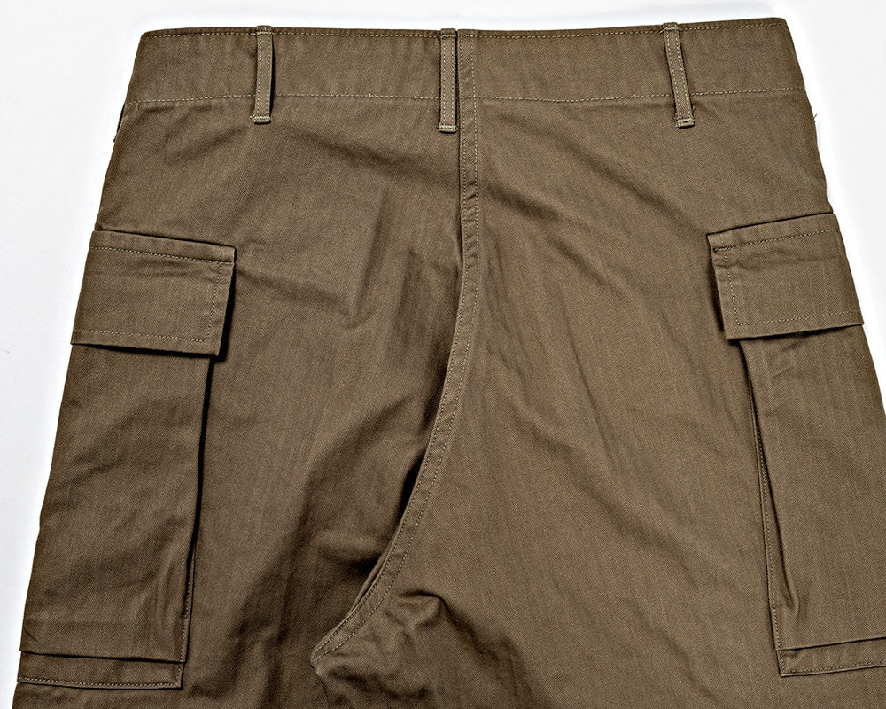 WORKERS_TROUSERS AKA"M43"_BROWN HERRINGBONE