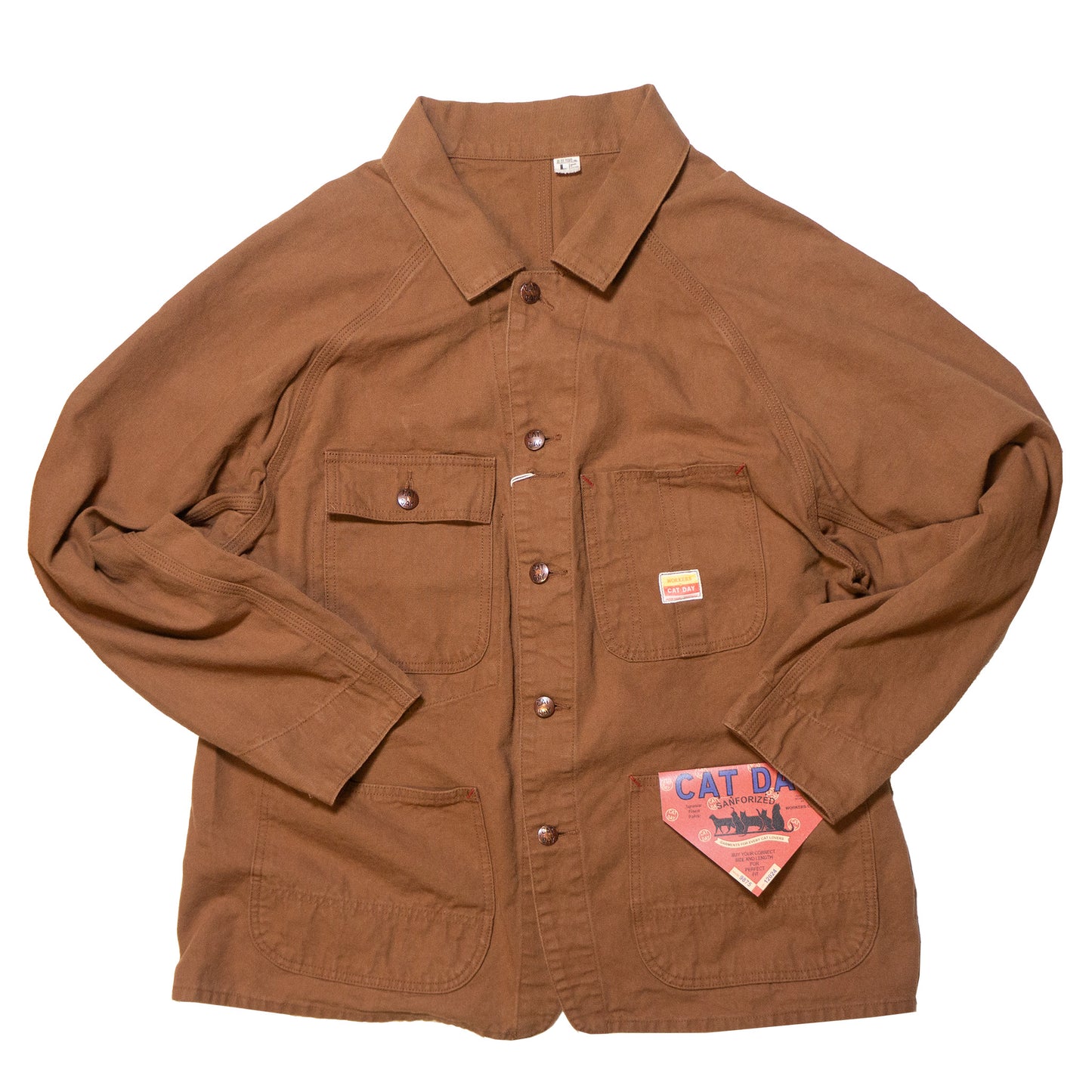 WORKERS_CAT DAY Coverall_Brown Duck