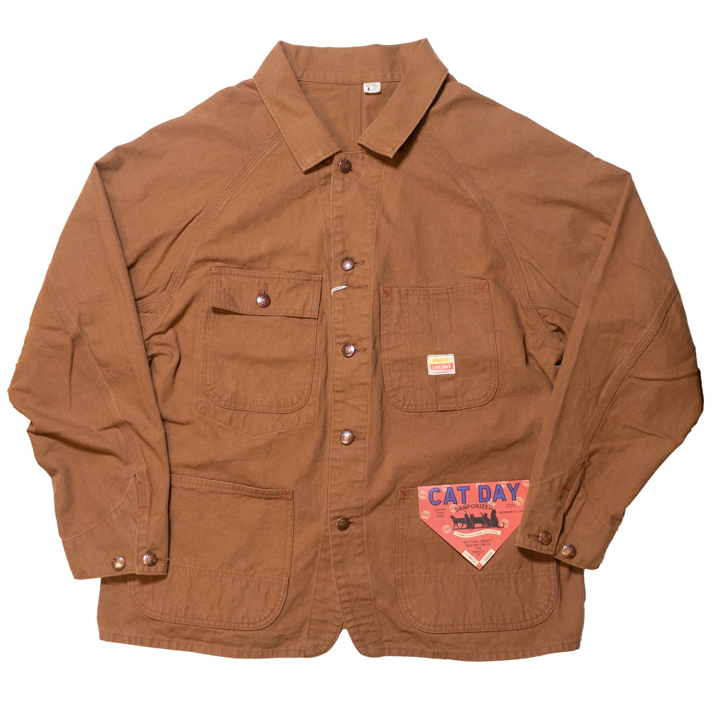 WORKERS_CAT DAY Coverall_Brown Duck