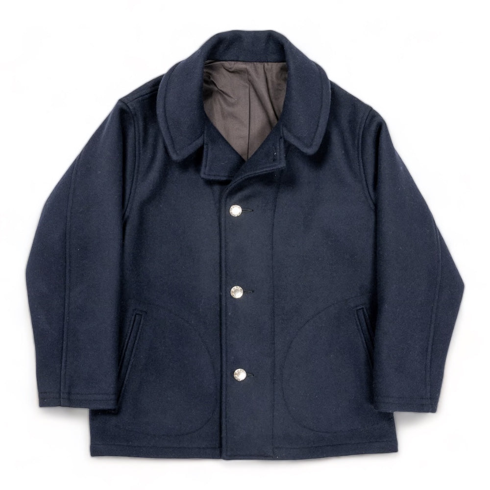 WORKERS_Prisoner Coat_Navy Melton