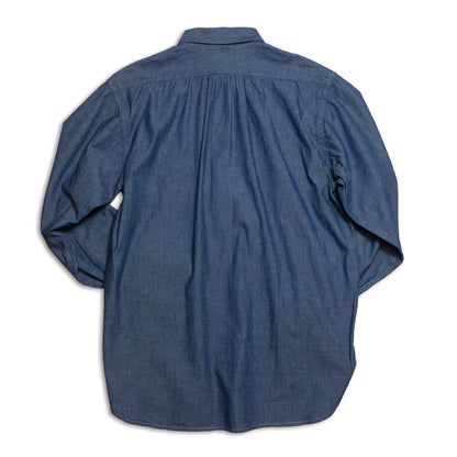 WORKERS_Pullover Work Shirt_Blue Chambray