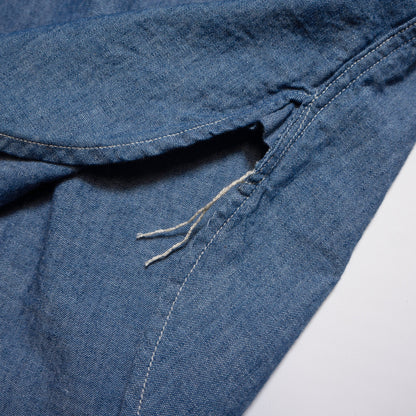 WORKERS_Pullover Work Shirt_Blue Chambray