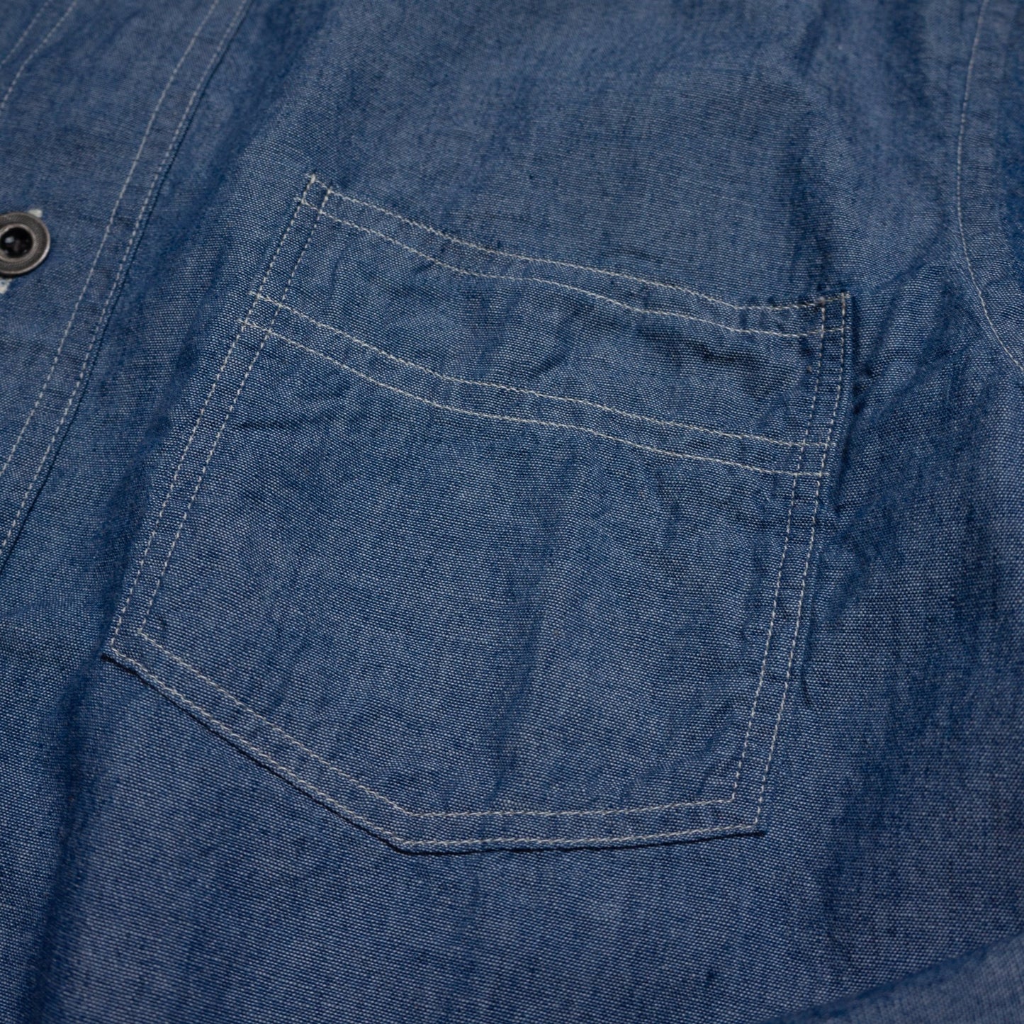 WORKERS_Pullover Work Shirt_Blue Chambray