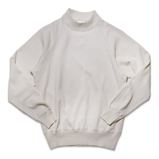 WORKERS_Raglan-Baumwollpullover, WEISS