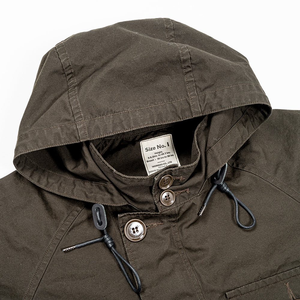 WORKERS_RAF PARKA_Heavy Ventile_Dark Brown